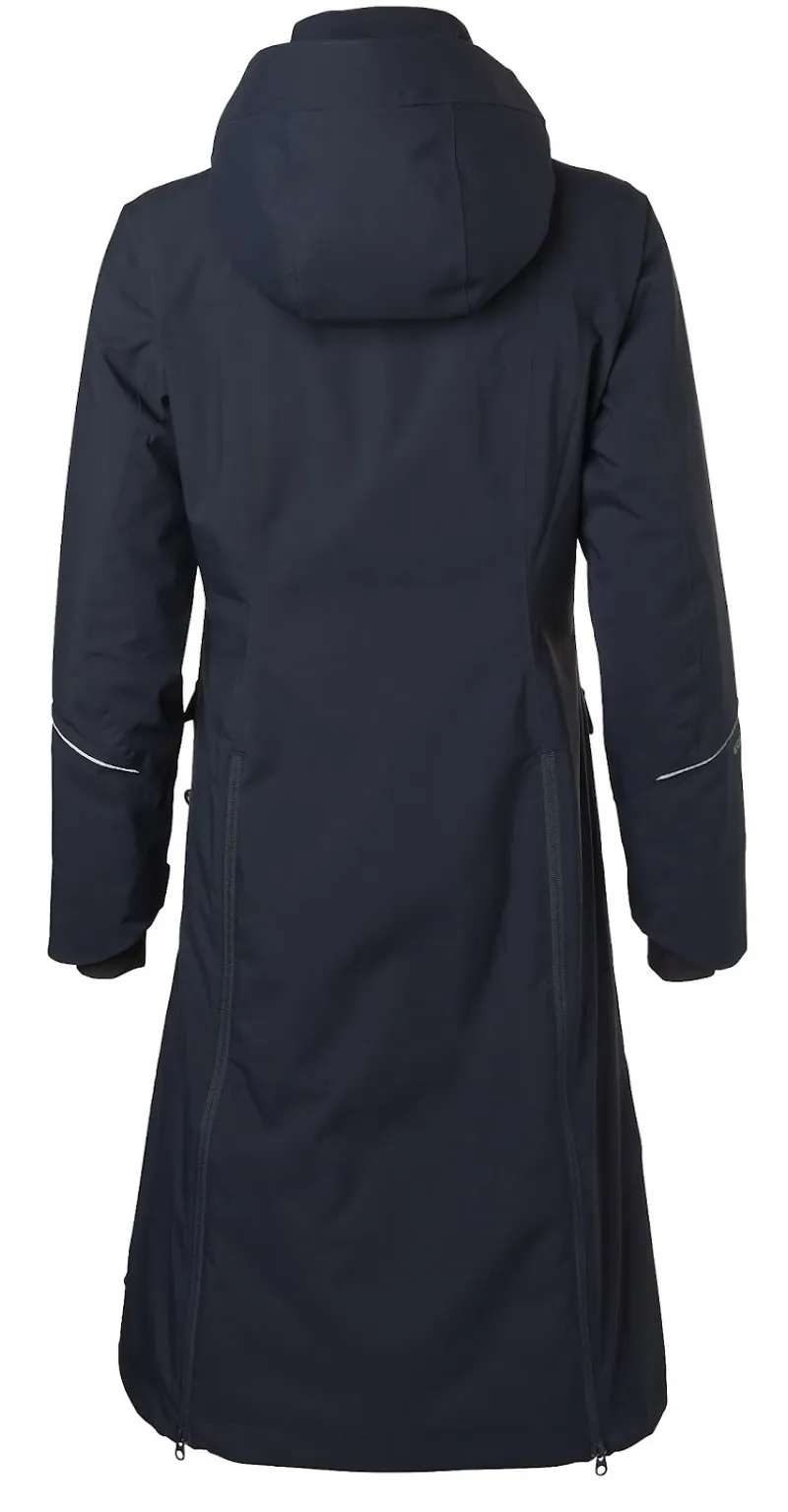 Stierna Stella Long Winter Coat Navy-1